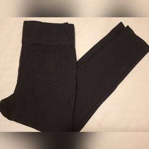 Tribal Black Leggings on Blue Hanger